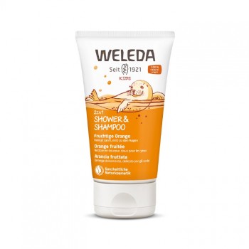 WELEDA DEČIJI ŠAMPON I GEL ZA TUŠIRANJE POMORANDŽA 150ML WELEDA DEČIJI ŠAMPON I GEL ZA TUŠIRANJE POMORANDŽA 150ML
