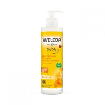 WELEDA BABY ŠAMPON I GEL ZA TUŠIRANJE NEVEN 400ML