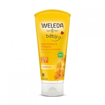 WELEDA BABY ŠAMPON I GEL ZA TUŠIRANJE NEVEN 200ML