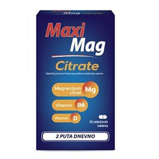 MAXI MAG CITRATE TABLETE A30