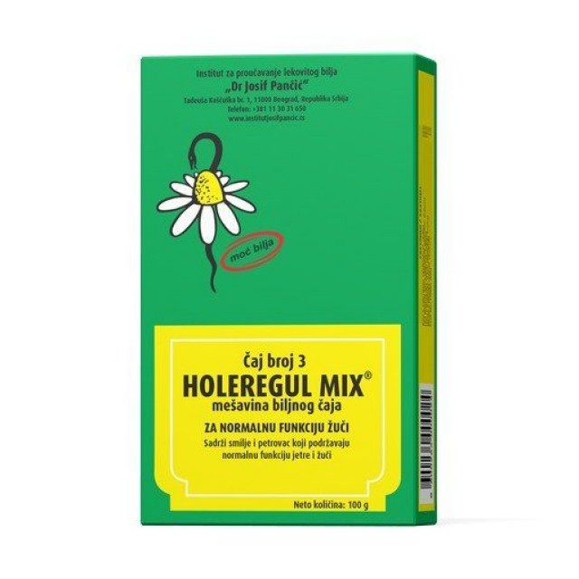 ČAJ 3 HOLEREGUL MIX 100G ČAJ 3 HOLEREGUL MIX 100G