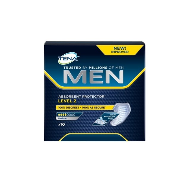 TENA MEN MEDIUM LEVEL 2 APSORBUJUĆI ŠTITNIK 10 KOMADA