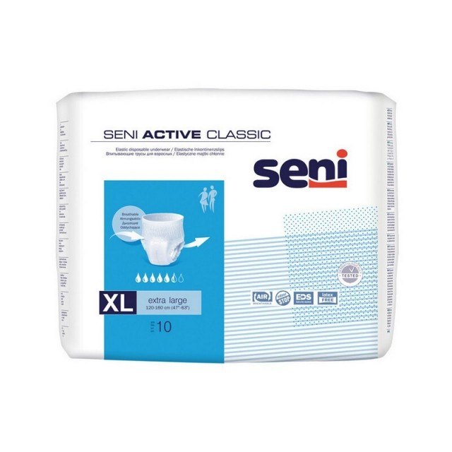 SENI ACTIVE PELENE GAĆICE CLASSIC XL 10 KOMADA