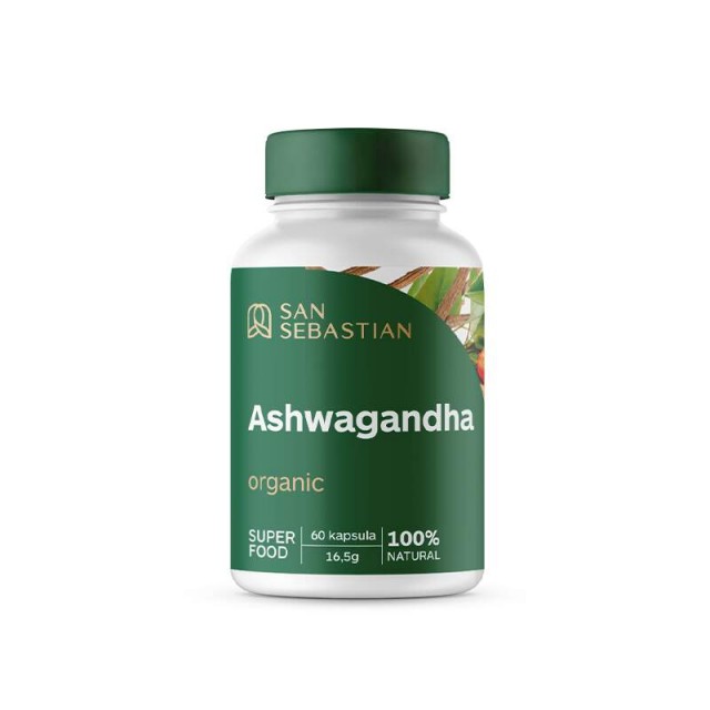SAN SEBASTIAN ASHWAGANDHA ORGANIC 60 KAPSULA