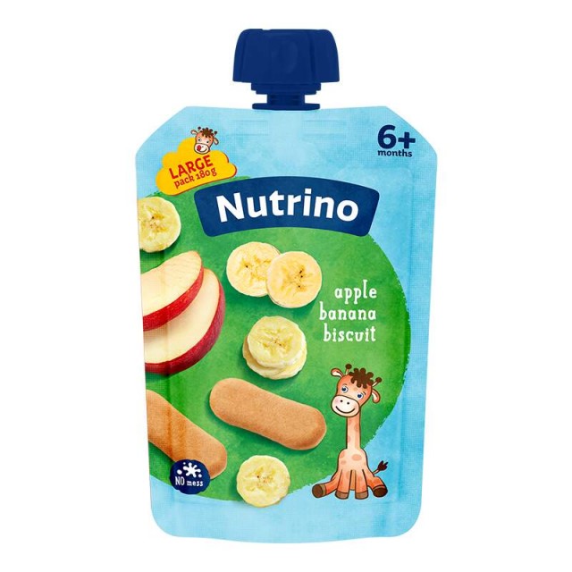 NUTRINO VOĆNA KAŠA OD JABUKE I BANANE SA KEKSOM 180G