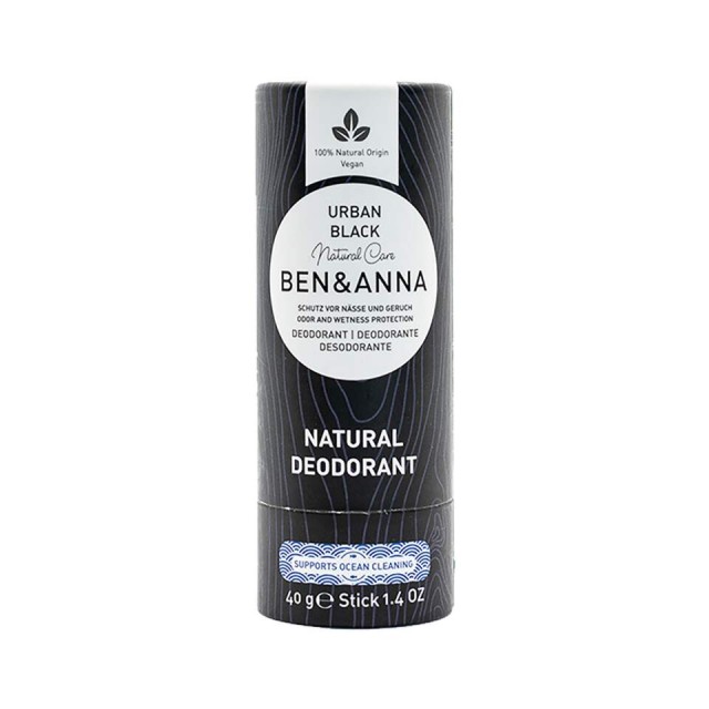 BEN & ANNA URBAN BLACK PRIRODNI DEZODORANS 40 G