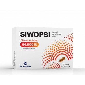 SIWOPSI SERRAPEPTASE 60000IU KAPSULE A 15 