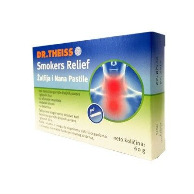 DR. THEISS SMOKERS RELIEF PASTILE A24