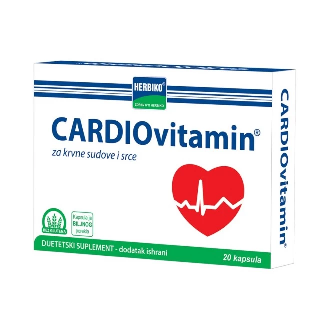 CARDIOVITAMIN KAPSULE A20 - Antioksidansi CARDIOVITAMIN KAPSULE A20