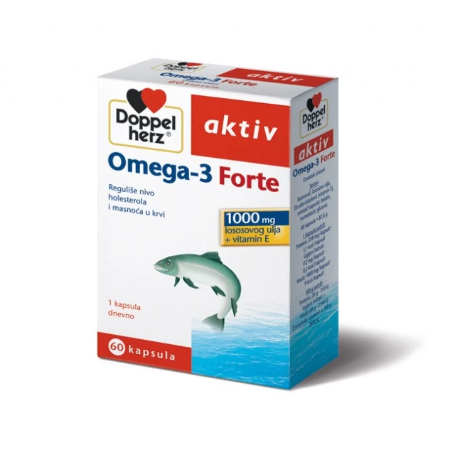 DOPPELHERZ OMEGA-3 FORTE KAPSULE  A60