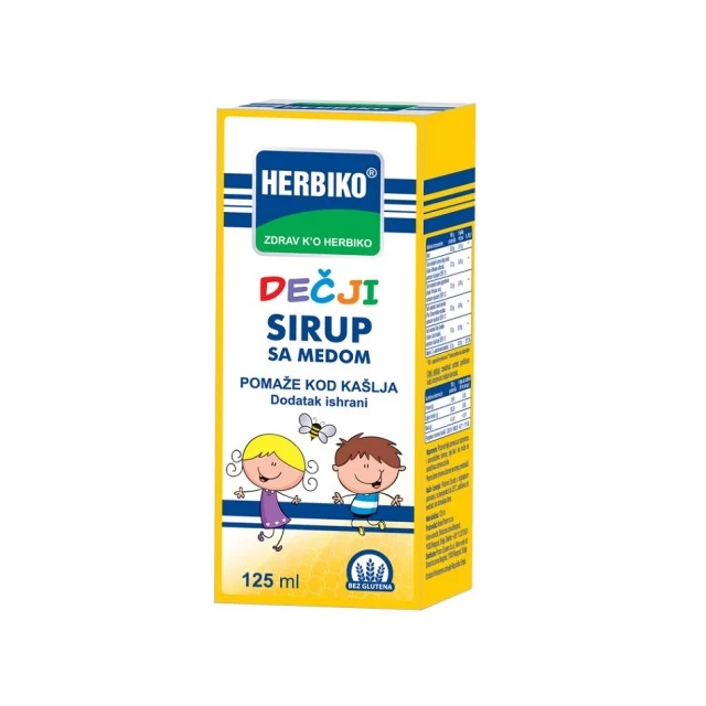 HERBIKO SIRUP ZA DECU SA MEDOM 125ML