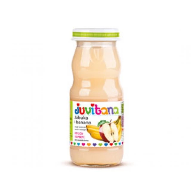 JUVITANA KAŠASTI VOĆNI SOK OD JABUKE I BANANE 125ML