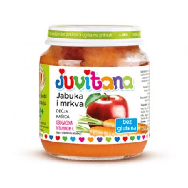 JUVITANA KAŠICA OD JABUKE I ŠARGAREPE 128G