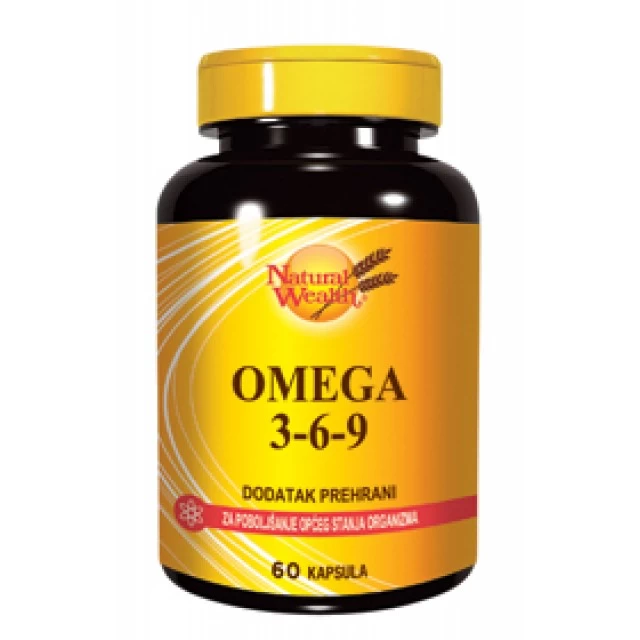 NATURAL WEALTH OMEGA 3-6-9 GEL KAPSULE A60