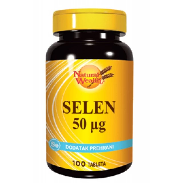 NATURAL WEALTH SELEN 50MCG TABLETE A100