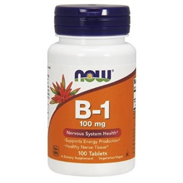 NOW B-1 TABLETE 100X100 MG - Vitamini NOW B-1 TABLETE 100X100 MG