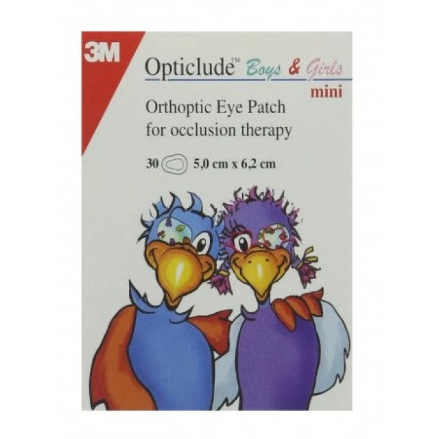 OPTICLUDE FLASTERI ZA OČI 5X6.2CM ŠARENI
