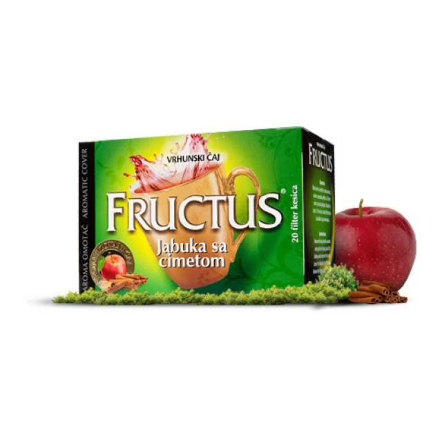 FRUCTUS JABUKA + CIMET FILTER ČAJ A20