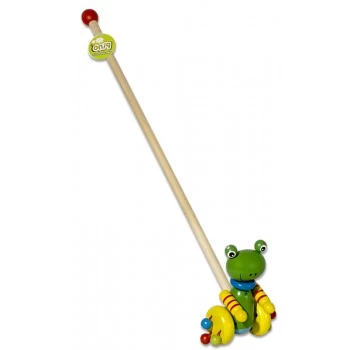 PINO DRVENA IGRAČKA GURALICA ŽABA