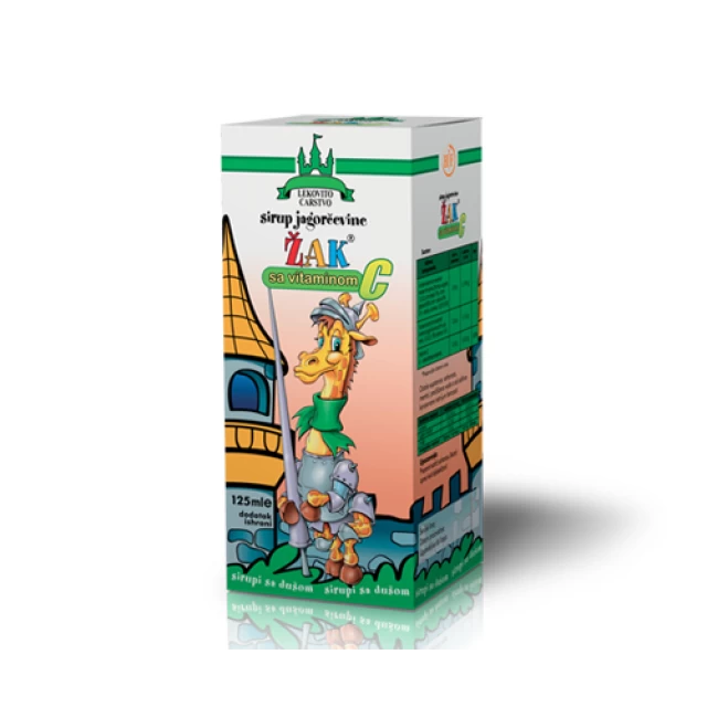 SIRUP JAGORČEVINA-ŽAK SA VITAMINOM C 125ML