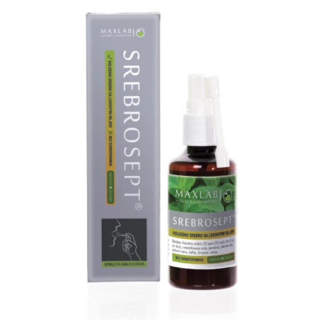 SREBROSEPT SPREJ ZA GRLO 50ML