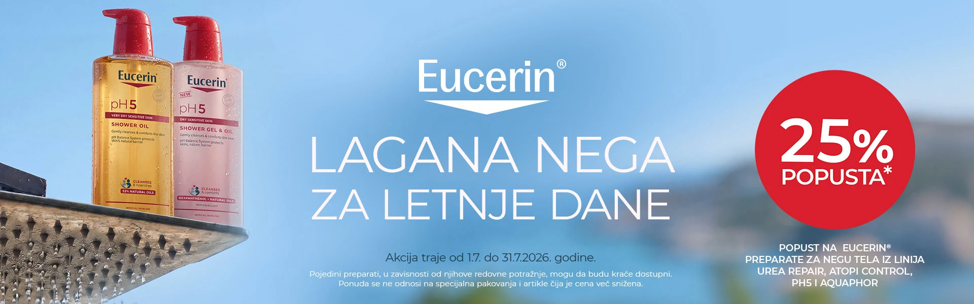 Eucerin proizvodi za negu i čišćenje tela