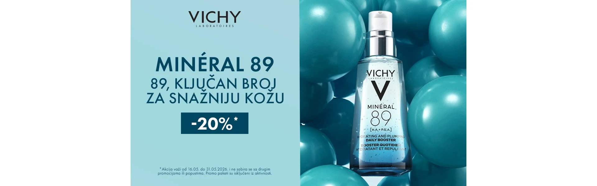 Vichy Mineral 89 akcija