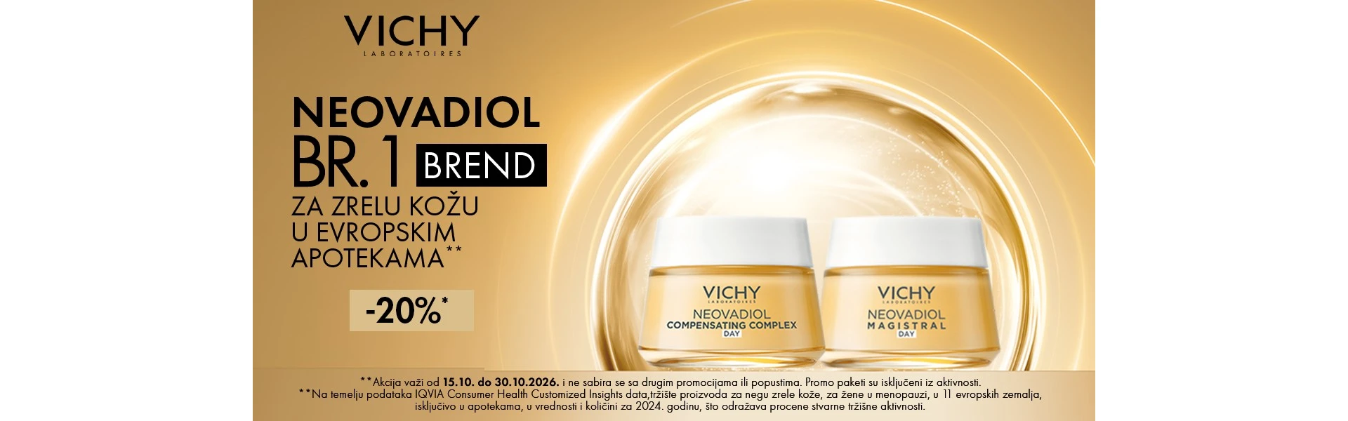 Vichy Neovadiol linija