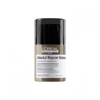 LOREAL PROFESSIONNEL SERIE EXPERT ABSOLUT REPAIR MOLECULAR MASKA BEZ ISPIRANJA 50ML