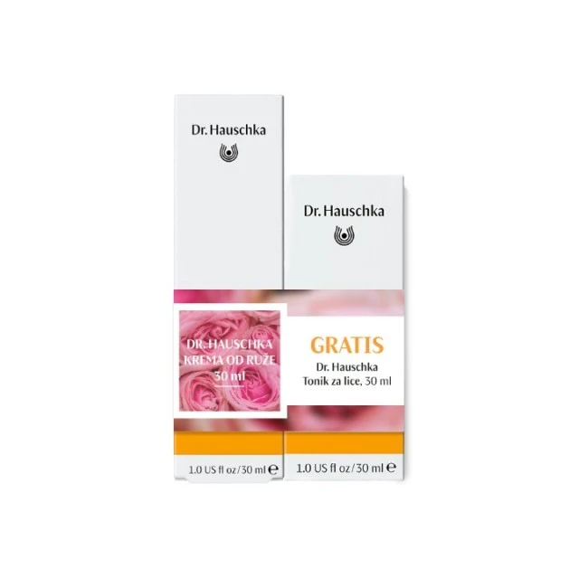 DR HAUSCHKA KREMA OD RUŽE  30ML + TONIK 30ML