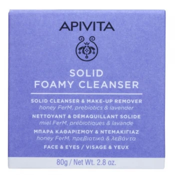 APIVITA PENA ZA ČIŠĆENJE LICA U ČVRSTOM OBLIKU SOLID BAR 80G