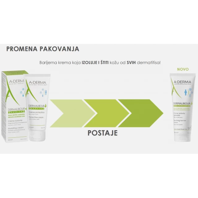 A-DERMA DERMALIBOUR + BARRIER ZAŠTITNA KREMA 100ML