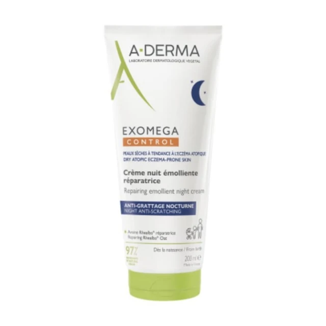 A-DERMA EXOMEGA CONTROL NOĆNA OBNAVLJAJUCA KREMA 200ML