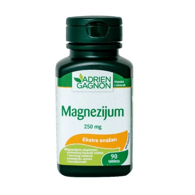 ADRIEN GAGNON MAGNEZIJUM 250MG TABLETE A90