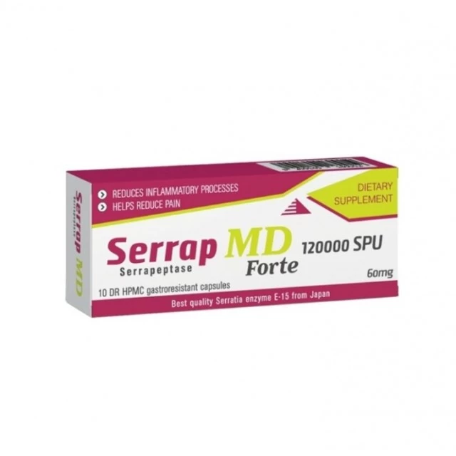 SERRAP MD FORTE 120000SPU KAPSULE A10 | Galen Pharm On-line