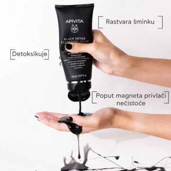 APIVITA CRNI DETOKS GEL 150ML 