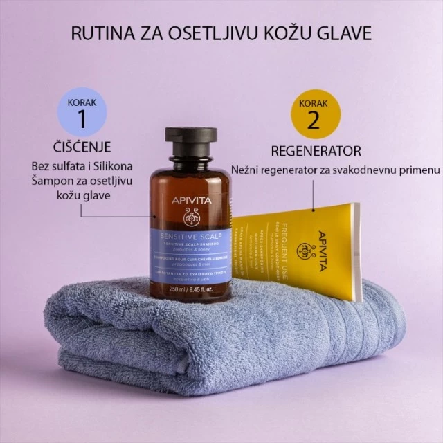 APIVITA ŠAMPON ZA OSETLJIVU KOŽU GLAVE 250ML