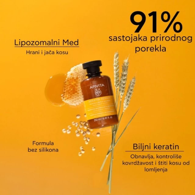 APIVITA ŠAMPON ZA ISHRANU I OPORAVAK KOSE 250ML