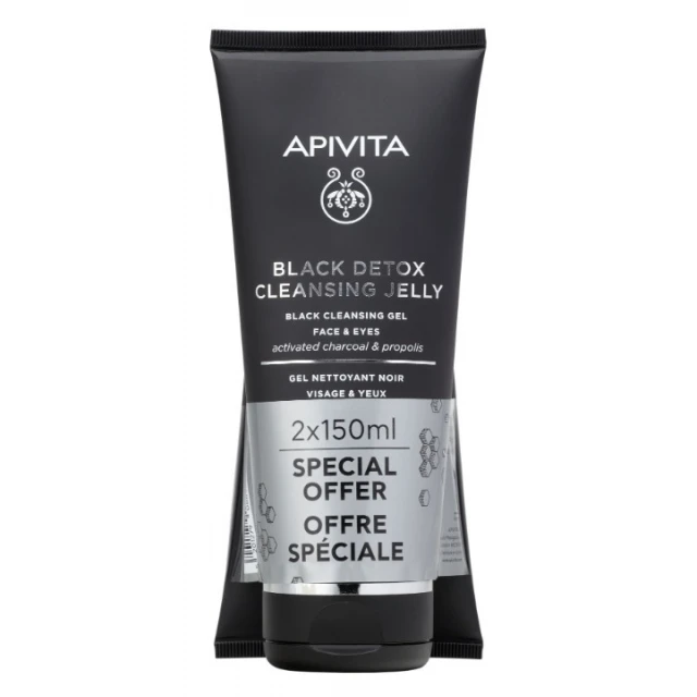 APIVITA PROMO CRNI DETOKS GEL 2X150ML
