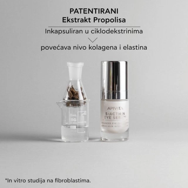 APIVITA 5-ACTION SERUM ZA ZONU OKO OČIJU 15ML