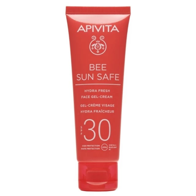 APIVITA BEE SUN SAFE HYDRA FRESH GEL KREMA  ZA LICE SPF30 50ML