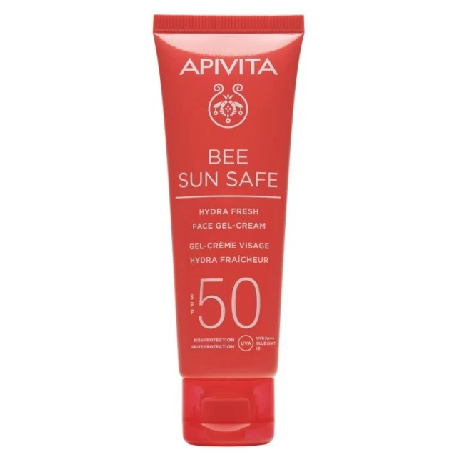 APIVITA BEE SUN SAFE HYDRA FRESH GEL KREMA  ZA LICE SPF50 50ML