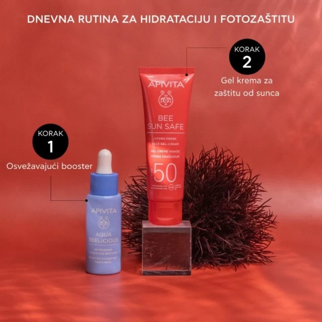 APIVITA BEE SUN SAFE HYDRA FRESH GEL KREMA  ZA LICE SPF50 50ML