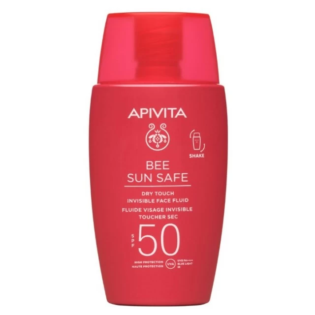 APIVITA BEE SUN SAFE DRY TOUCH FLUID  ZA LICE SPF50 50ML
