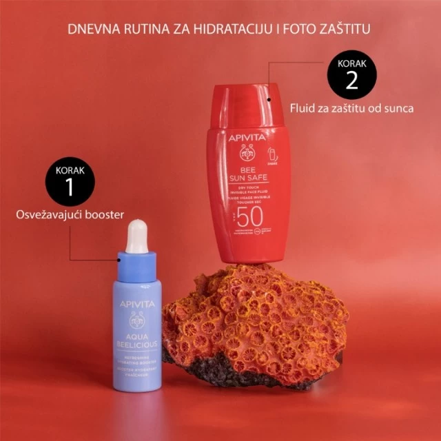 APIVITA BEE SUN SAFE DRY TOUCH FLUID  ZA LICE SPF50 50ML