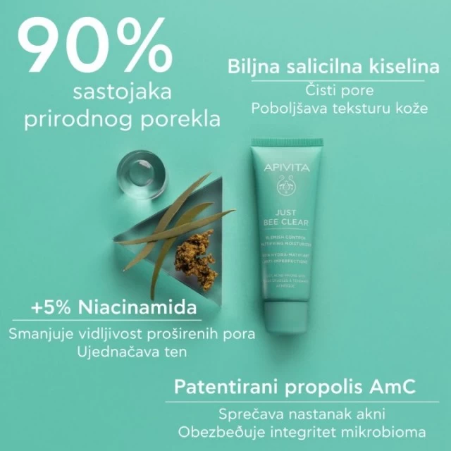 APIVITA JUST BEECLEAR KREMA 40ML