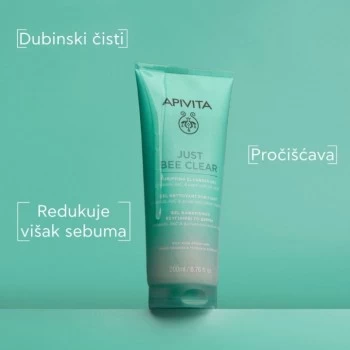 APIVITA JUST BEECLEAR GEL ZA ČIŠĆENJE 200ML