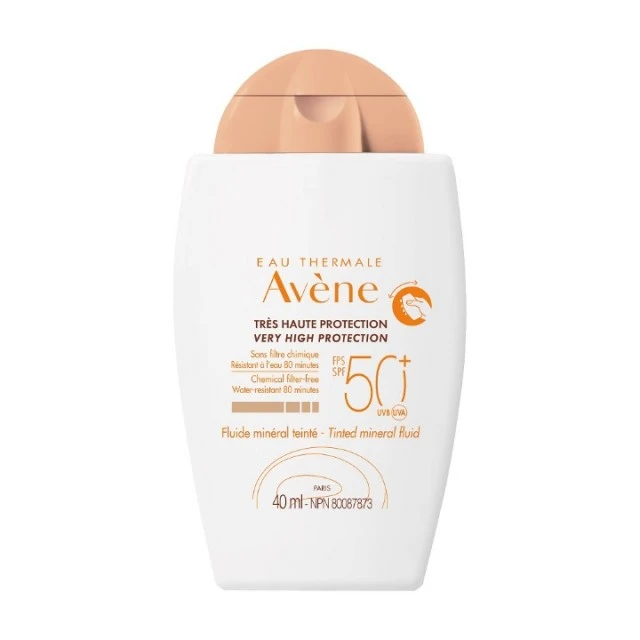 AVENE SUN MINERALNI FLUID TONIRANI SPF50+ 40ML
