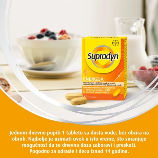 SUPRADYN ENERGIJA FILM TABLETE A30