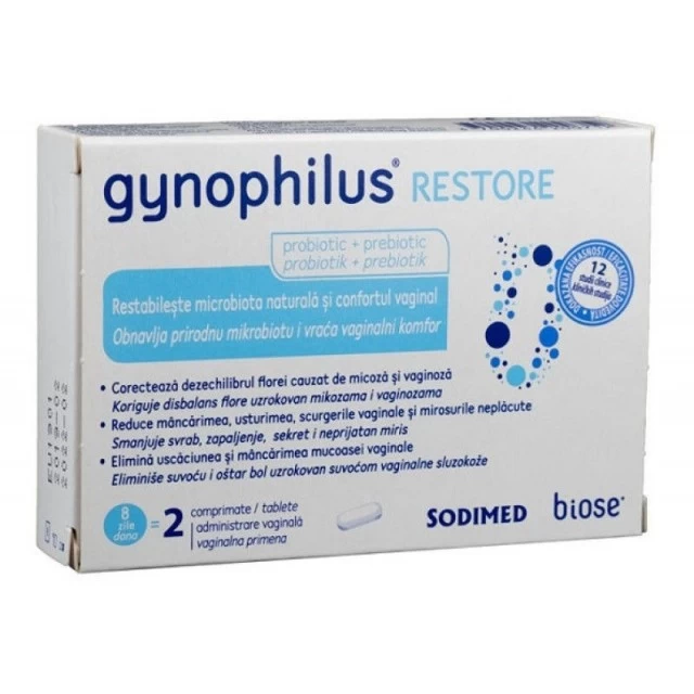 GYNOPHILUS RESTORE VAGINALNE TABLETE A2